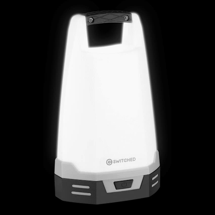 Switched Nova Rechargeable Lantern - Grey