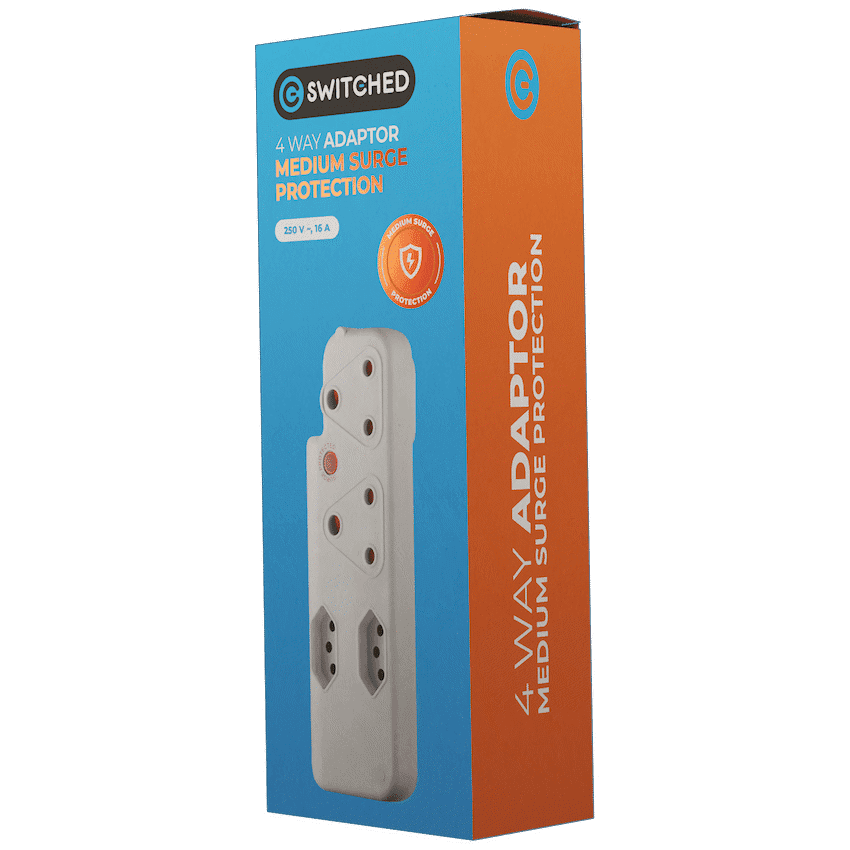 Switched 4-Way Medium Surge Adaptor