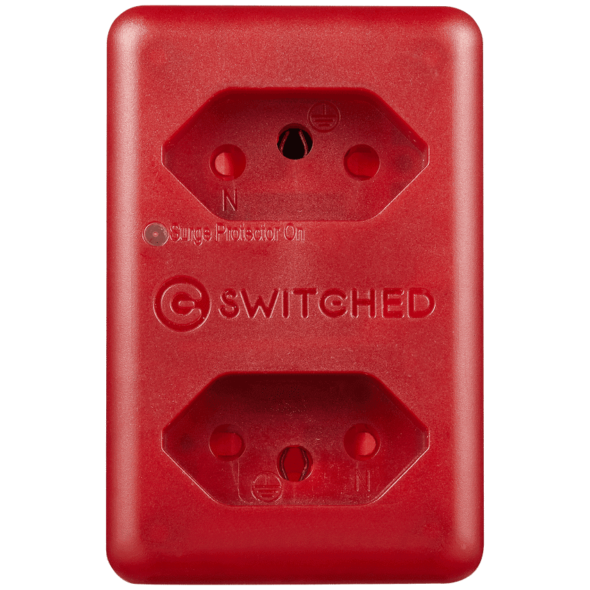 Switched High Surge 2-Way Network Router Safe Adaptor