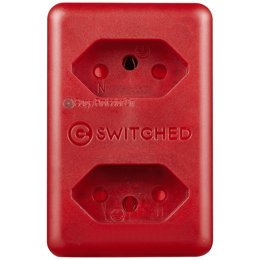 Switched High Surge 2-Way Network Router Safe Adaptor