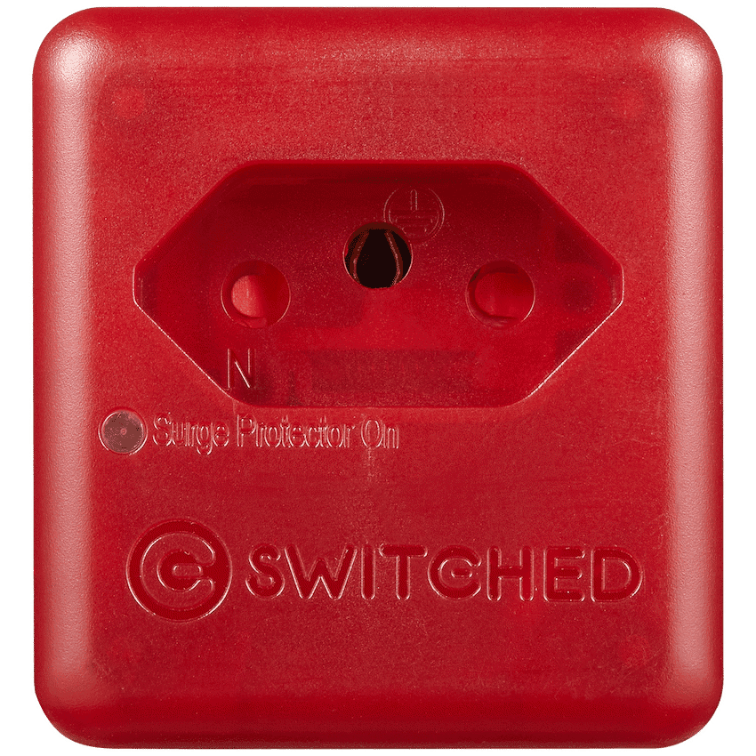 SWITCHED 1 Way High Surge Network Safe Adaptor