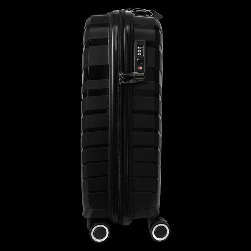 Travelwize Java PP 4-Wheel Spinner 55cm Luggage - Black