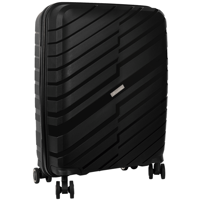 Travelwize Java PP 4-Wheel Spinner 55cm Luggage - Black