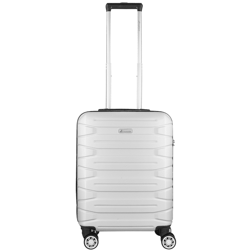 Travelwize Cabana ABS 4-Wheel Spinner 55cm Luggage - Platinum