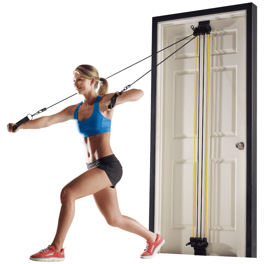 Volkano Active Doorway Gym - Black/Yellow