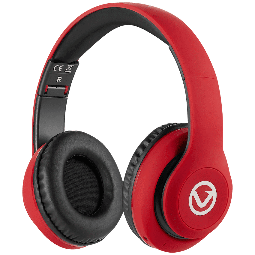 Volkano Impulse Series Bluetooth Headphones - Red
