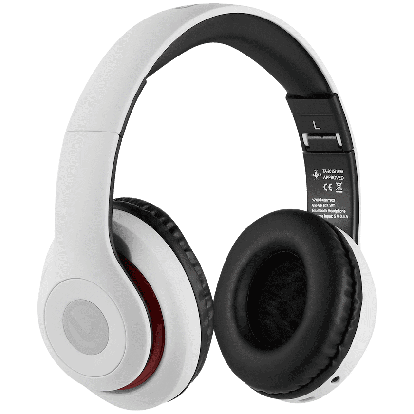 Volkano Impulse Series Bluetooth Headphones - White