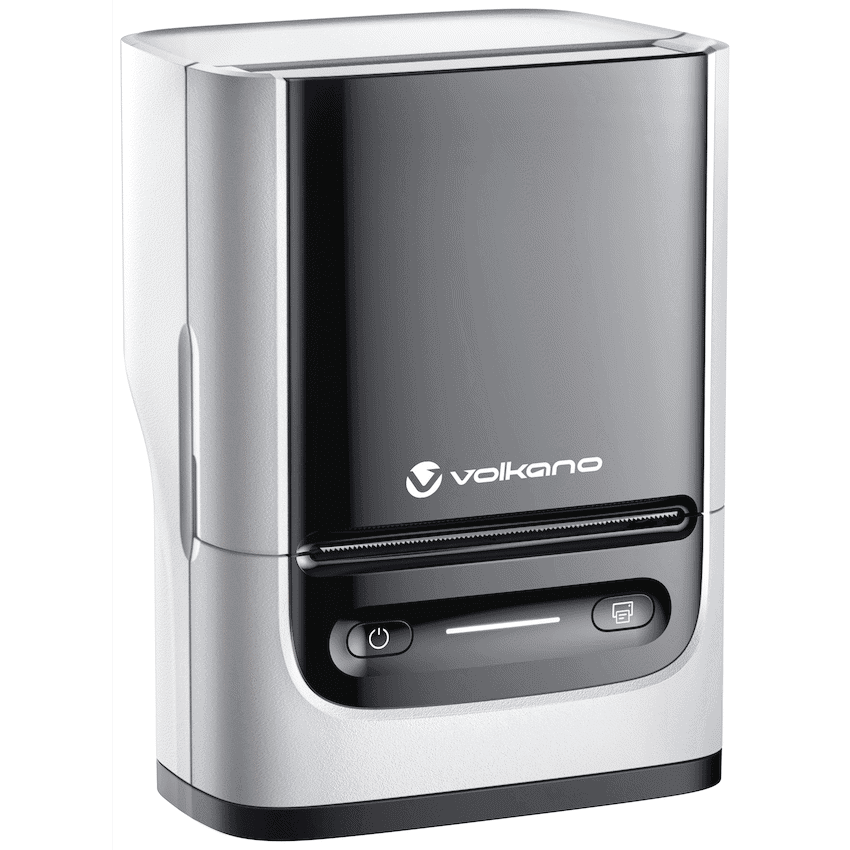 Volkano LabelPro Duo Series Thermal Dual Size Label Printer - Black and White