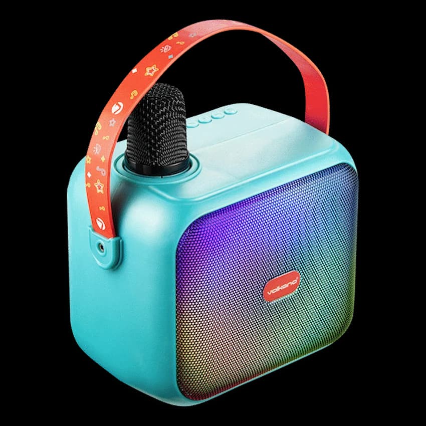 Volkano Kids SongSeeker Bluetooth Karaoke Machine with Wireless BT Microphone