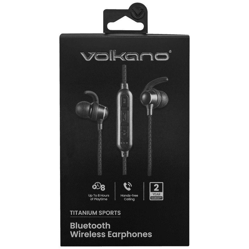 Volkano Titanium Sports Series Bluetooth Earphones