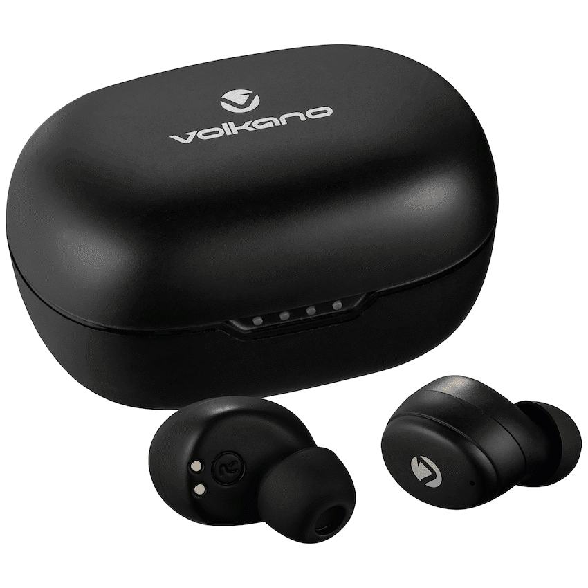 Volkano Sagittarius Series TWS Earphones + Charging Case - Black