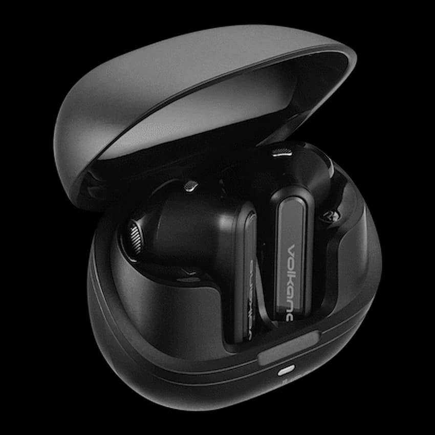 Volkano QuietFit - TWS Earphones with ANC & ENC- Black