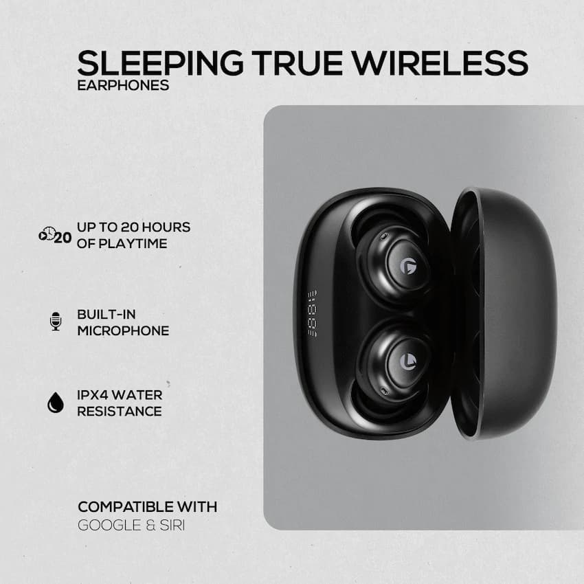 Volkano Aspen True Wireless Earphones - Black