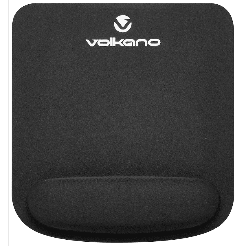 Volkano Rest Series Gel Mousepad - Black