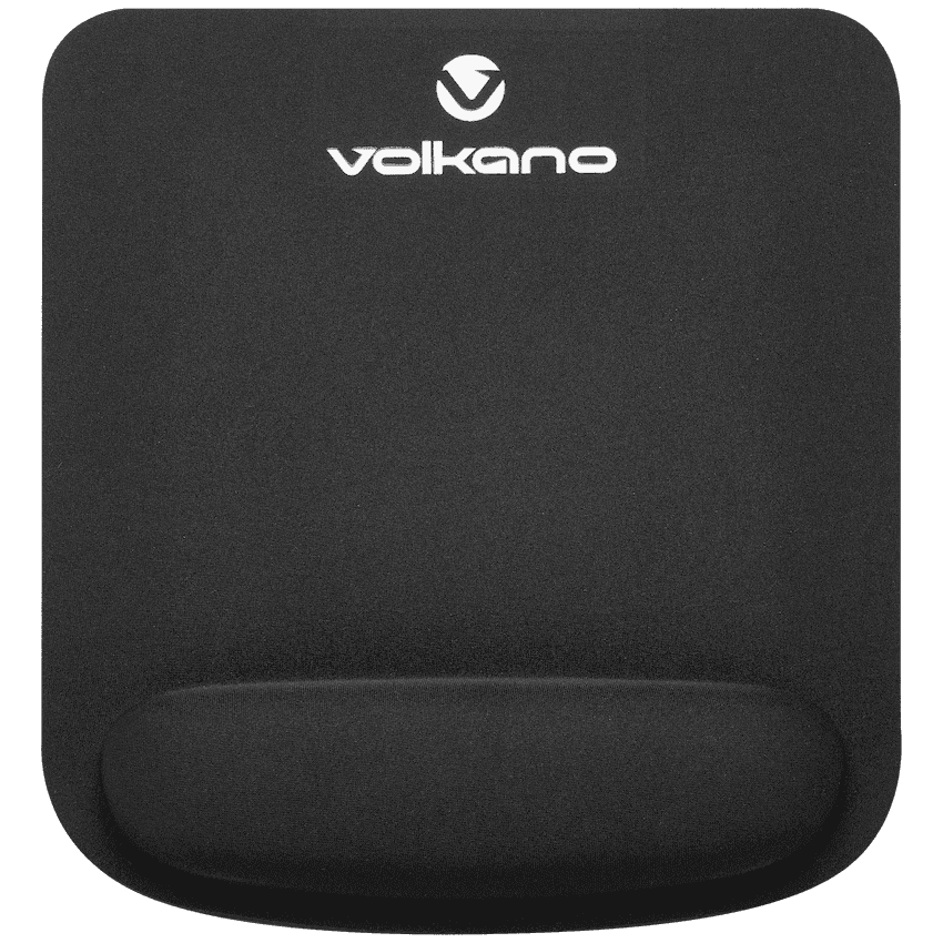 Volkano Rest Series Gel Mousepad - Black