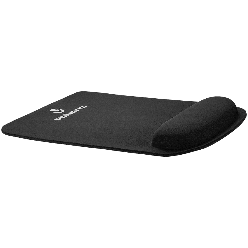 Volkano Rest Series Gel Mousepad - Black