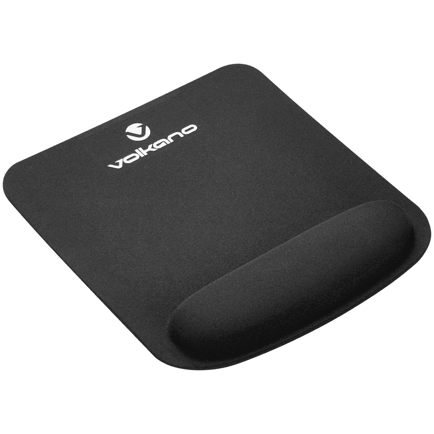 Volkano Rest Series Gel Mousepad - Black