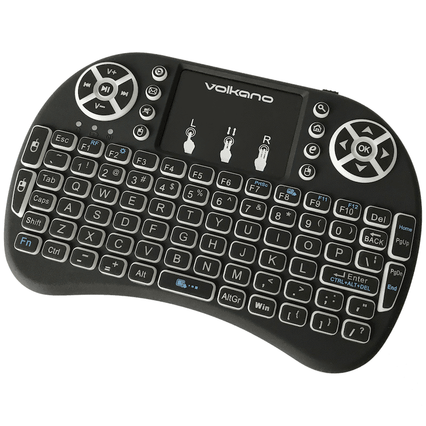 Volkano Control Series Smart TV Remote Control Keyboard and Trackpad