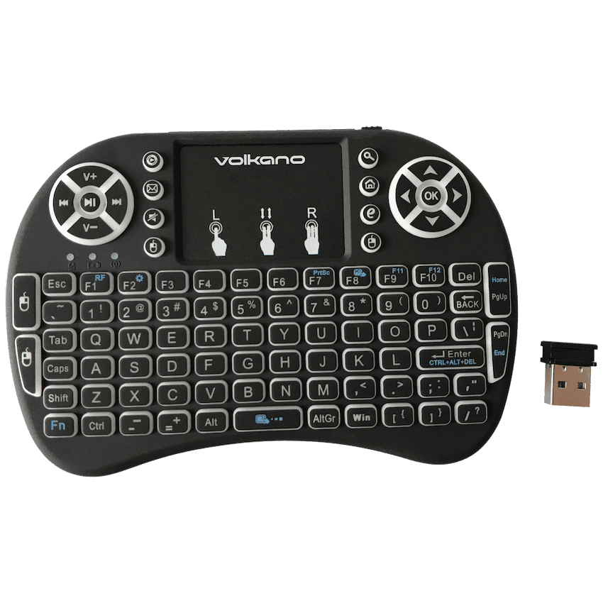 Volkano Control Series Smart TV Remote Control Keyboard and Trackpad