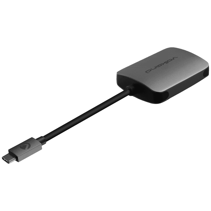 VolkanoX Core LAN series USB Type C to Gigabit LAN adaptor - Charcoal