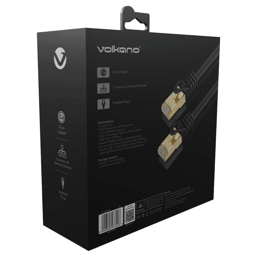 Volkano Connect Series CAT6 Network Cable 10m