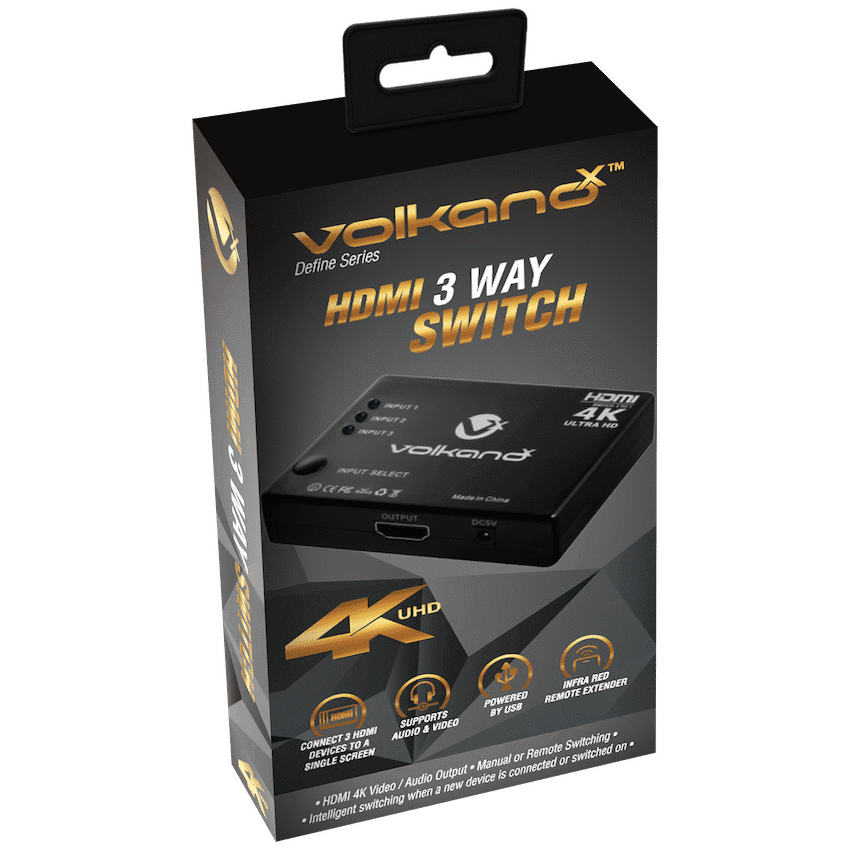 VolkanoX Define Series HDMI Switch 3-Way