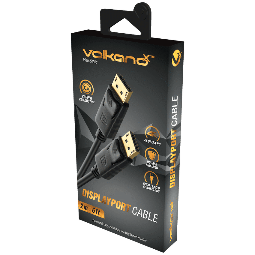 VolkanoX View Series DisplayPort Cable 2m
