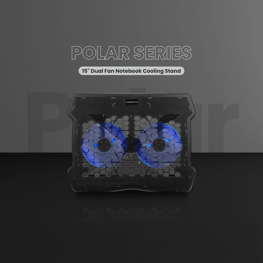 Volkano Polar Series 15" Dual Fan Notebook Cooling Stand