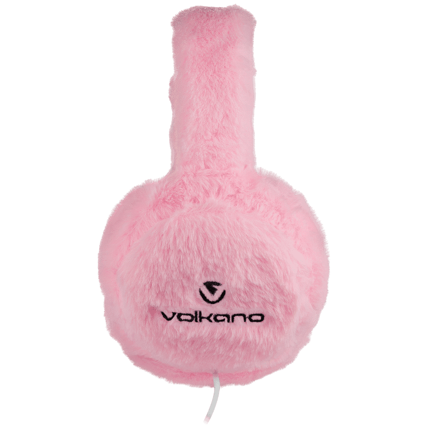 Volkano Kids Llama Series Wired Headphones with Case - Pink