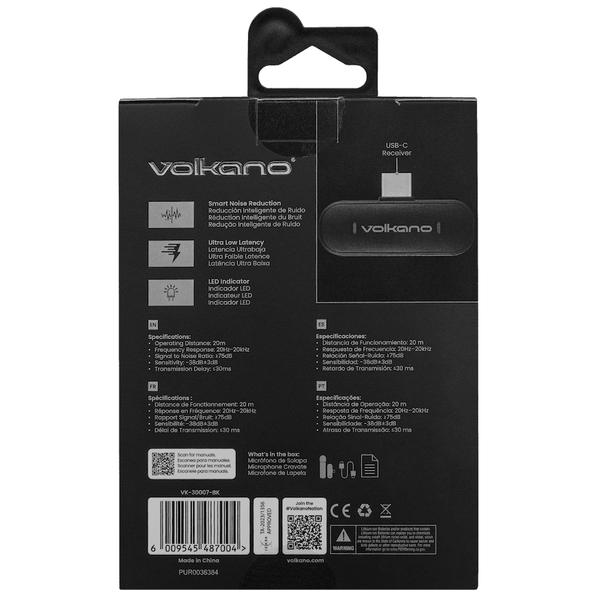 Volkano Maestro Series Lavalier Microphone
