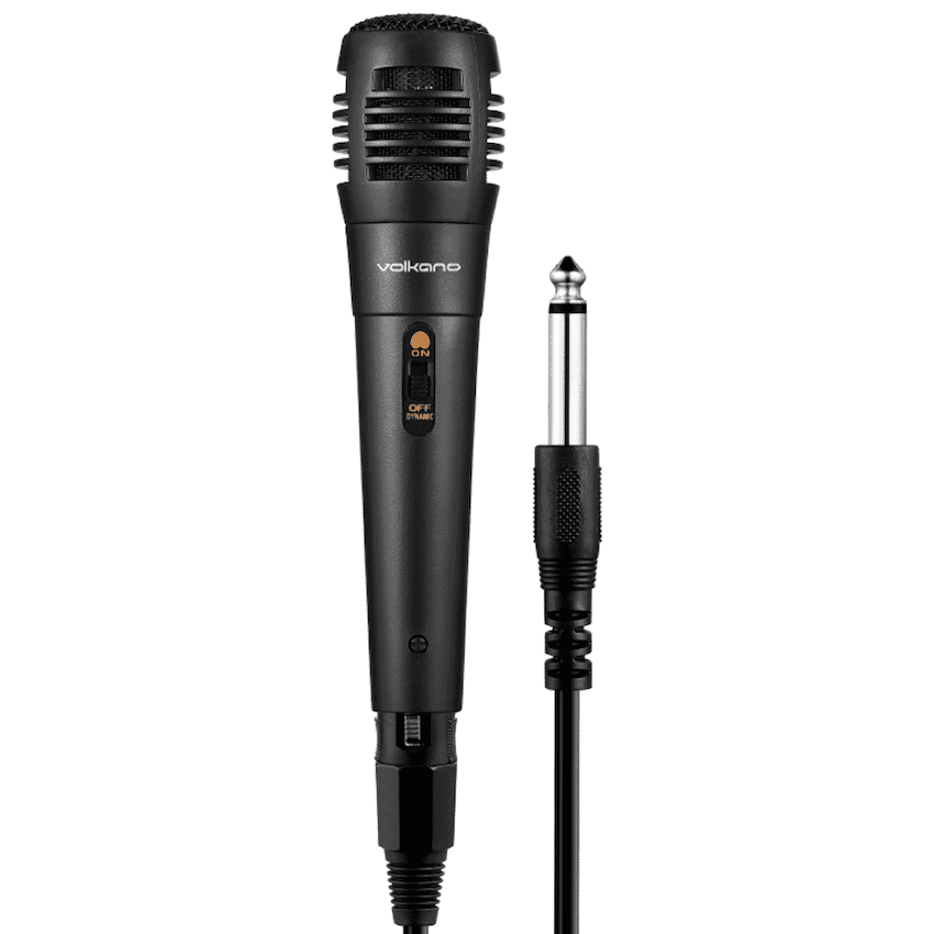 Volkano Vocal Series ABS Wired Microphone - Black