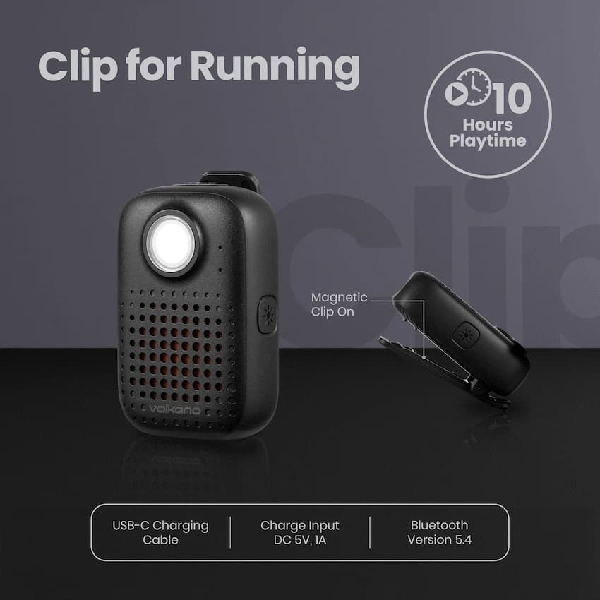 Volkano Flex Bluetooth Wireless Speaker - Black