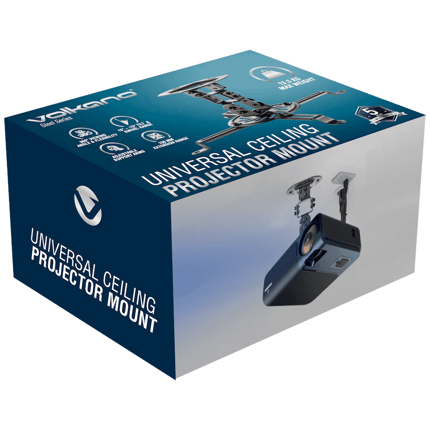 Volkano Steel Series Projector Ceiling Mount
