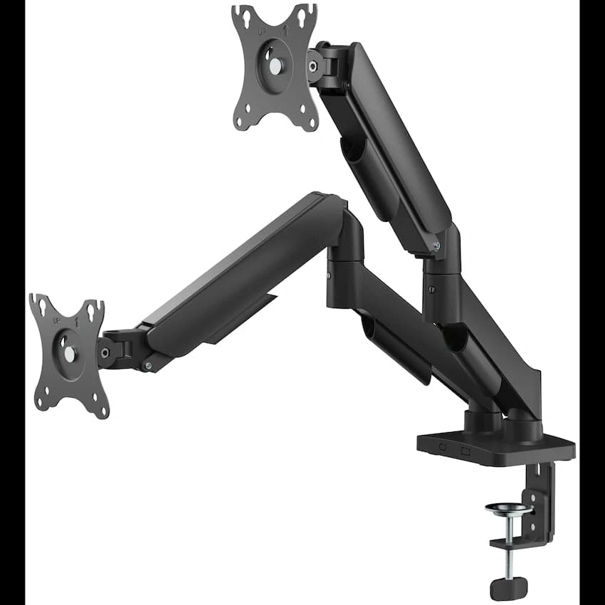 Volkano Steel Series Full Motion Dual Monitor Desk Mount 17" - 32"