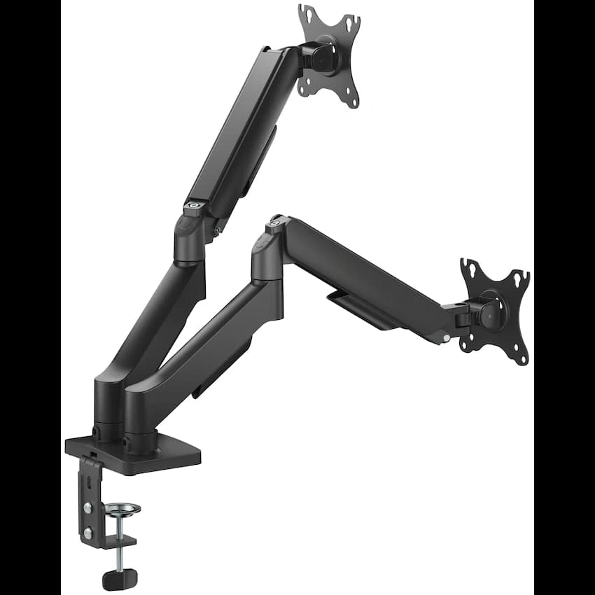 Volkano Steel Series Full Motion Dual Monitor Desk Mount 17" - 32"