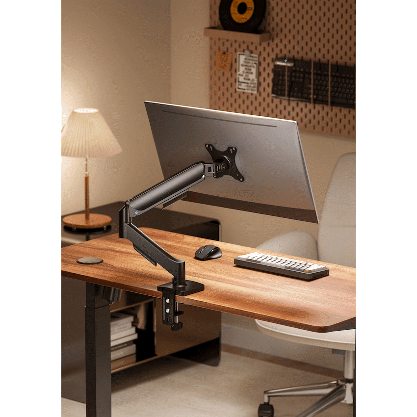 Volkano Steel Series Full Motion Single Monitor Desk Mount 17" - 32"