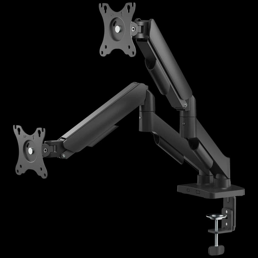 Volkano Steel Series Full Motion Dual Monitor Desk Mount 17" - 32"