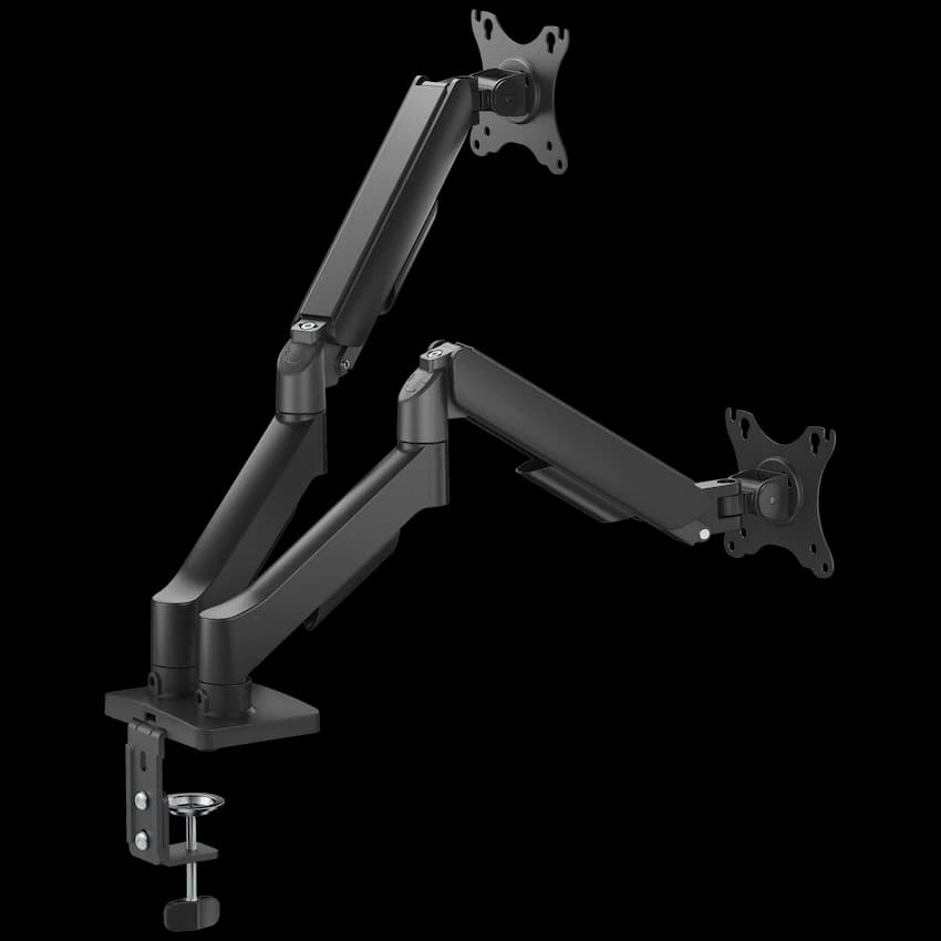 Volkano Steel Series Full Motion Dual Monitor Desk Mount 17" - 32"
