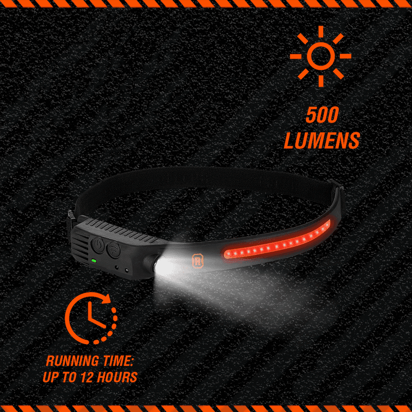 Rugged by Volkano 500lm COB Headlamp with Wave Sensor