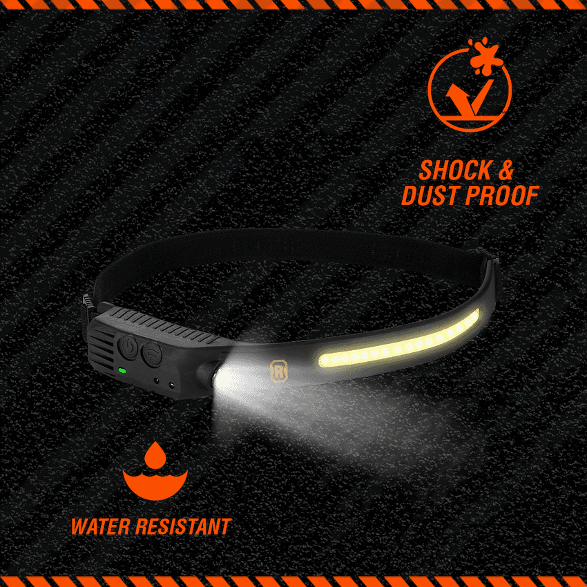 Rugged by Volkano 500lm COB Headlamp with Wave Sensor