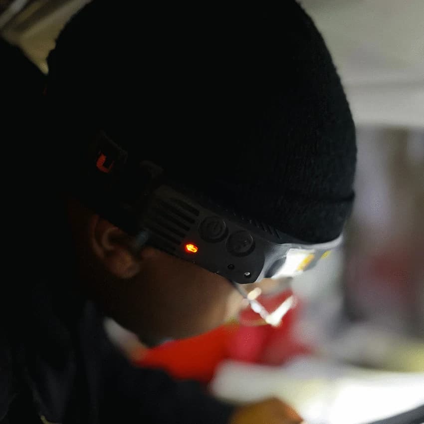 Rugged by Volkano 500lm COB Headlamp with Wave Sensor