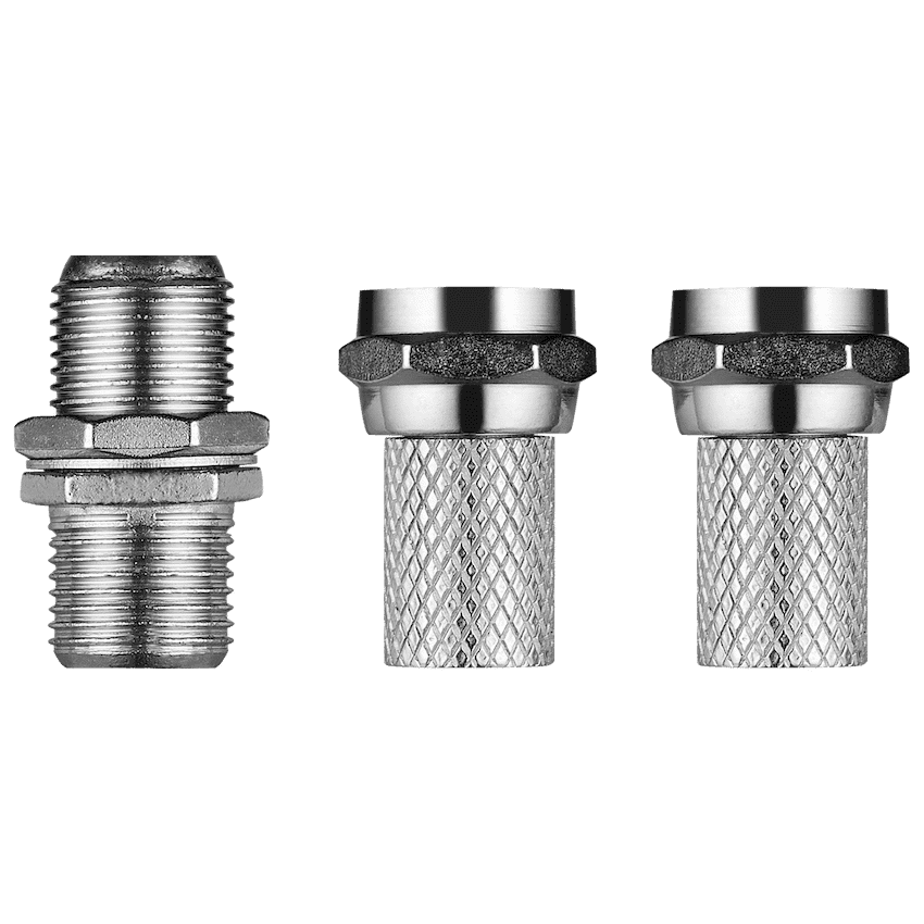 Volkano 2x F Connector & Barrel Joiner