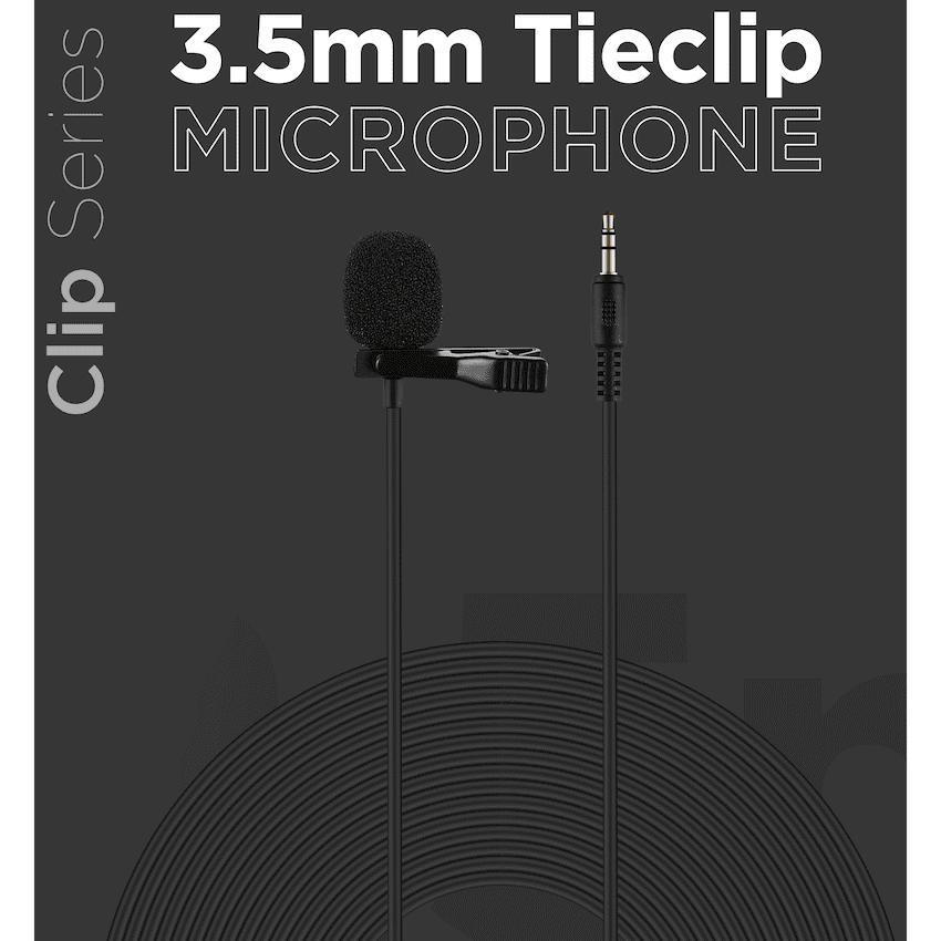 Volkano Clip series 3.5mm Tieclip Microphone
