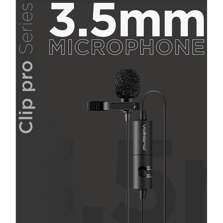 Volkano Clip Pro Series 3.5mm Microphone
