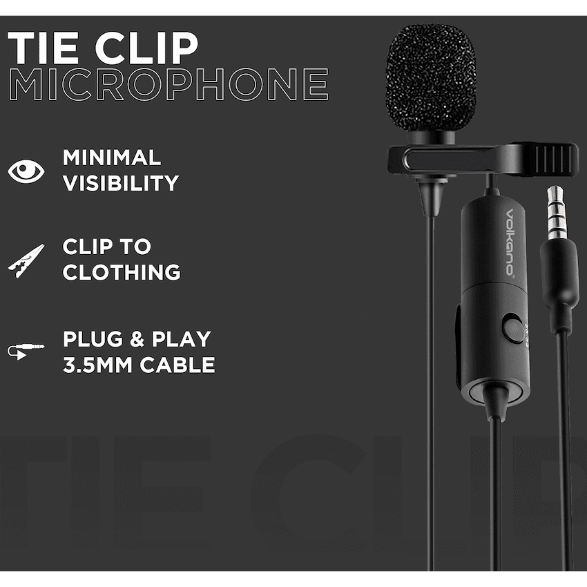 Volkano Clip Pro Series 3.5mm Microphone