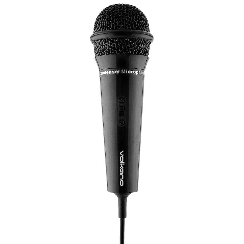 Volkano Stream Vocal Microphone with Tripod, Aux