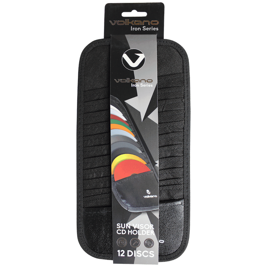 Volkano Iron Series Sun Visor CD Holder (12 Discs)