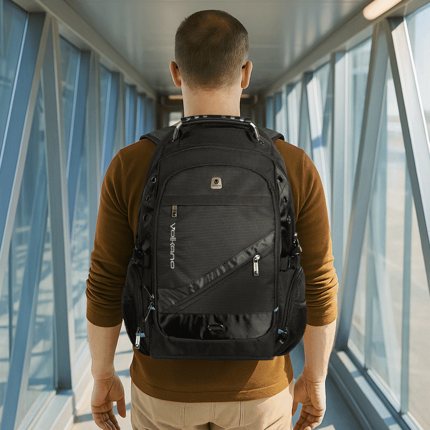 Volkano G-Unit Backpack - Black/Grey/Turquoise