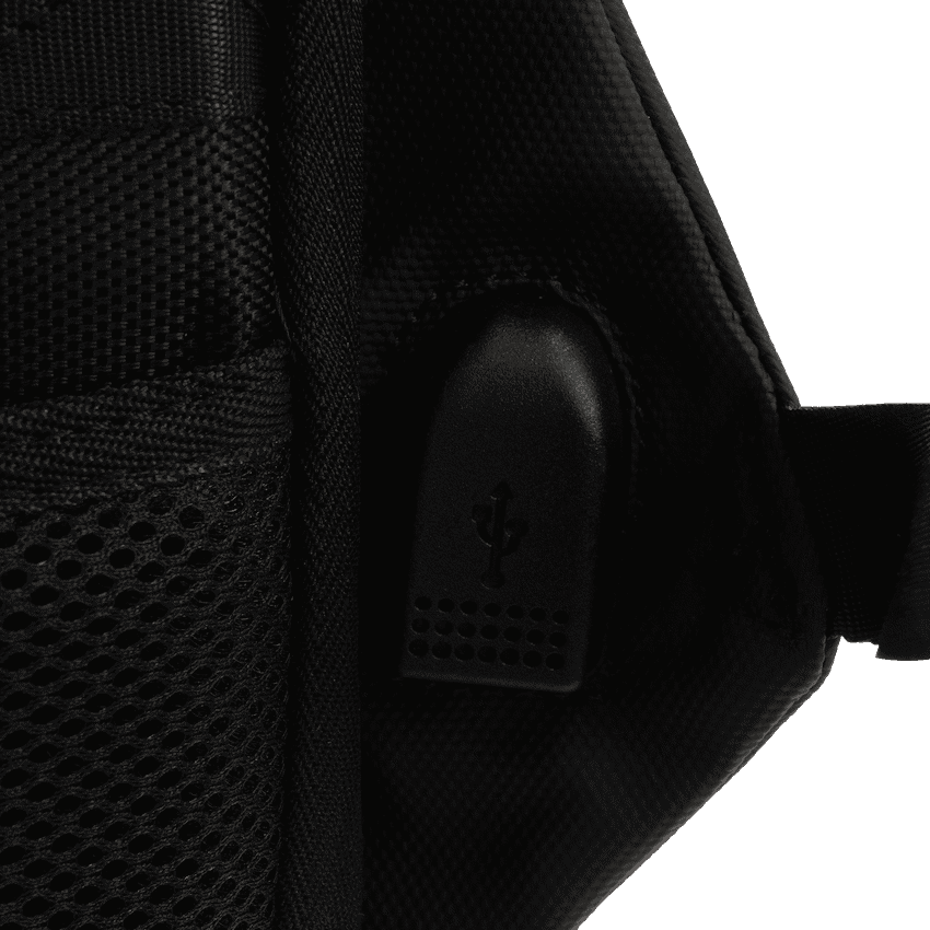 Volkano Smart Deux Laptop Backpack - Black/Charcoal