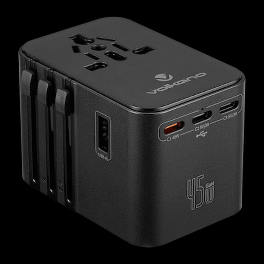 Volkano Jetsetter series 45W PD Travel Adaptor